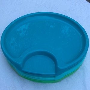 Pampered Chef 6 Picnic Plates Unused